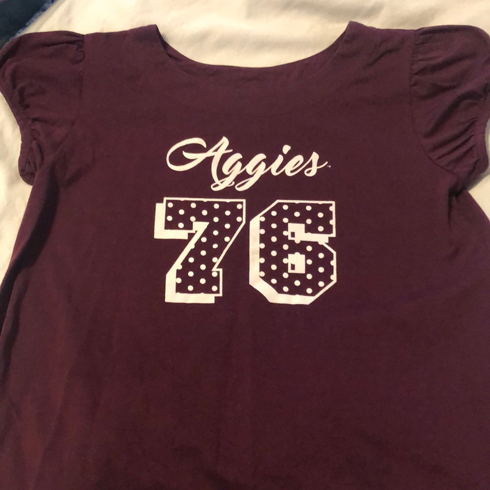 Texas A&M Aggie cap sleeve dress